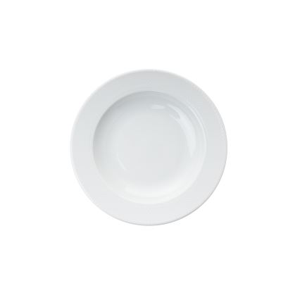 Service de table 18 pièces, blanc en porcelaine