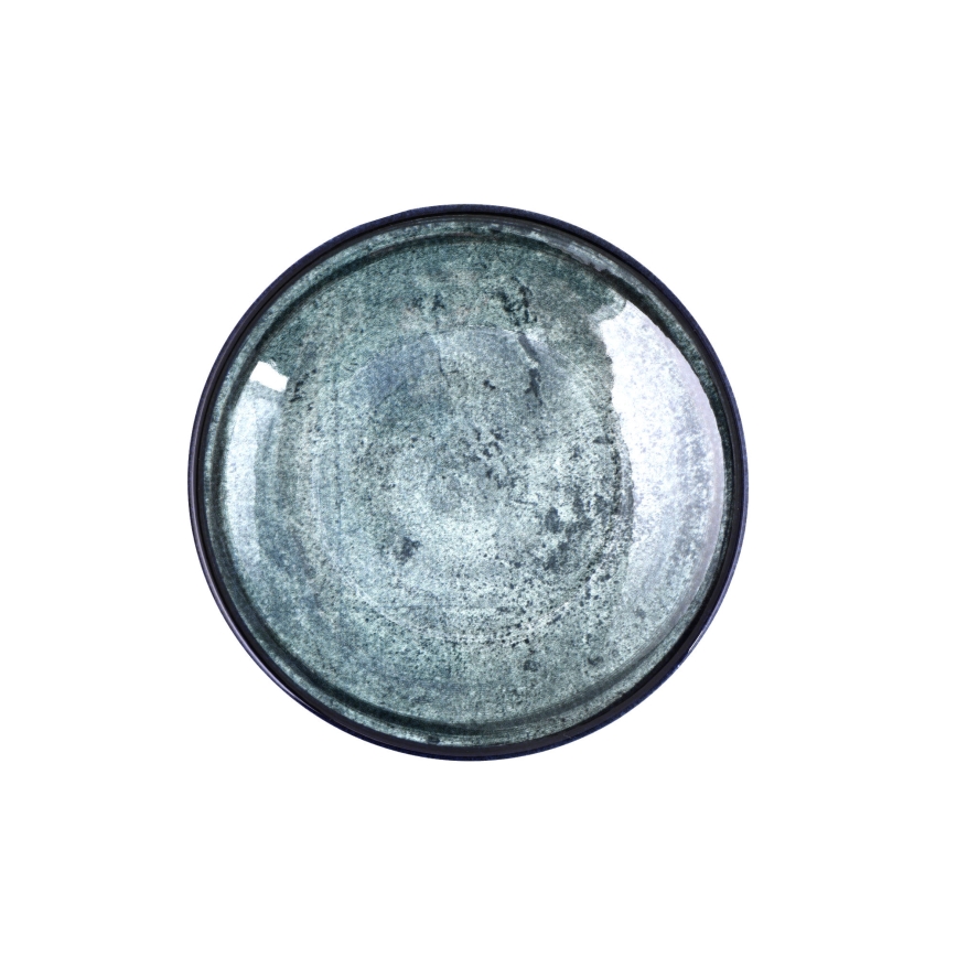 Service de table 18 pièces bleu/porcelaine