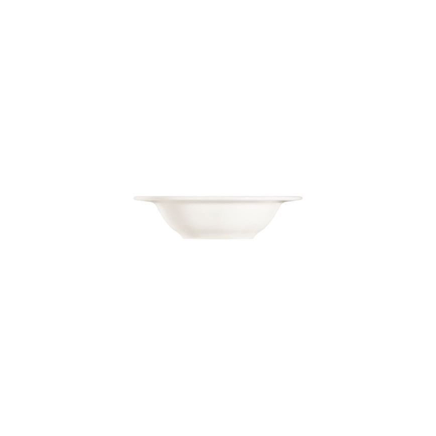 Service de table 18 pièces crème/argent/porcelaine