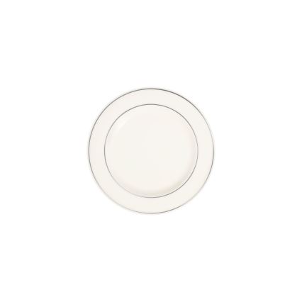Service de table 18 pièces crème/argent/porcelaine