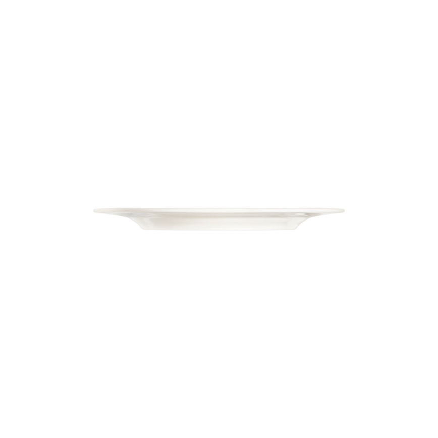 Service de table 18 pièces crème/argent/porcelaine