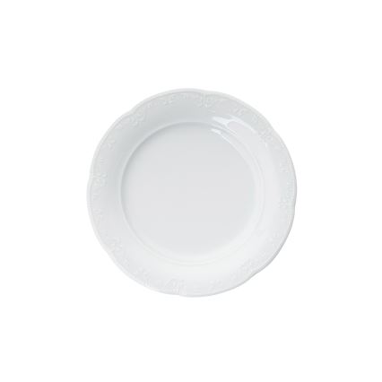 Service de table 18 pièces en porcelaine blanche
