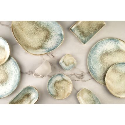 Service de table 18 pièces multicolore/porcelaine