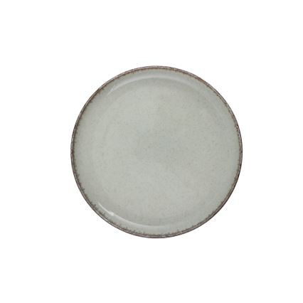 Service de table 18 pièces vert/porcelaine