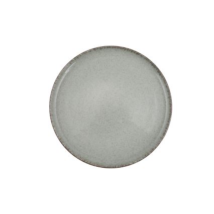 Service de table 18 pièces vert/porcelaine