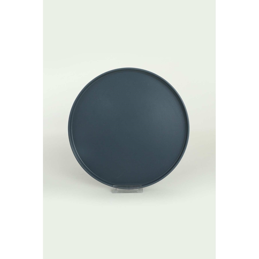 Service de table 20 pièces multicolore en grès