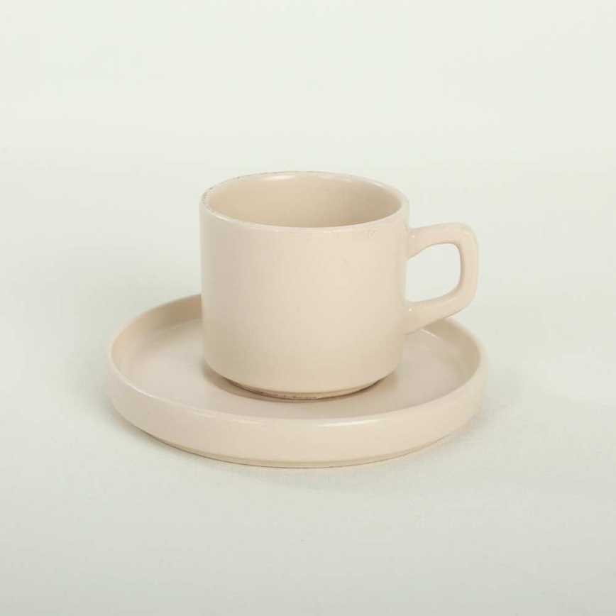 Service de table 20 pièces multicolore en grès