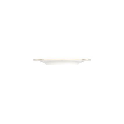 Service de table 24 pièces blanc/doré/porcelaine