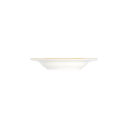 Service de table 24 pièces blanc/doré/porcelaine