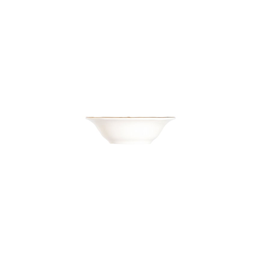Service de table 24 pièces blanc/doré/porcelaine