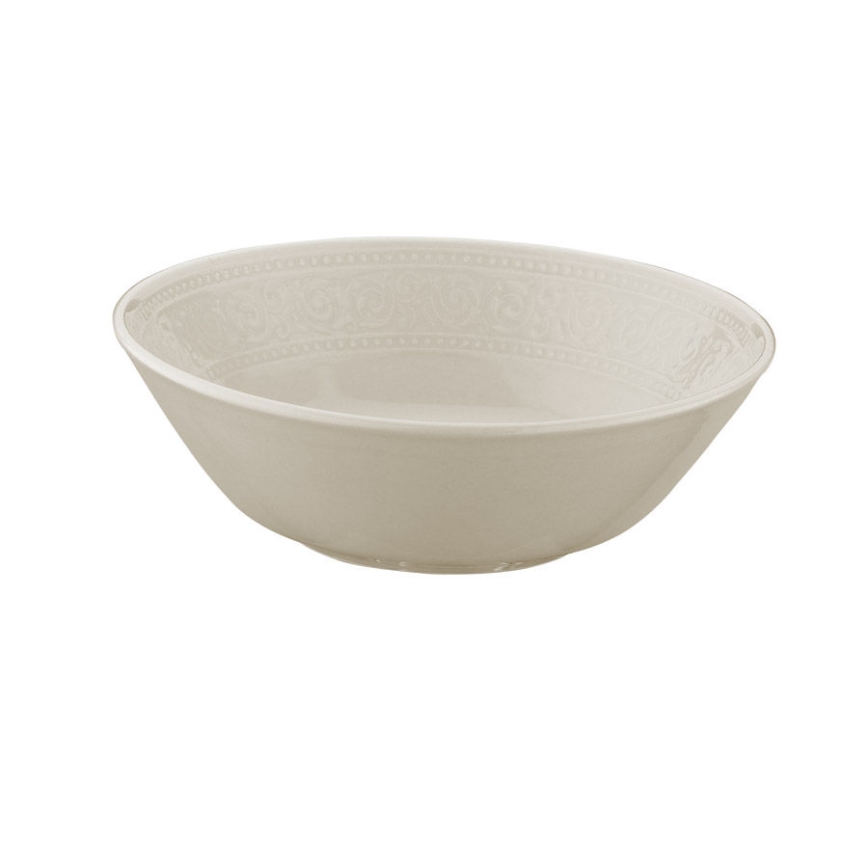 Service de table 24 pièces blanc/porcelaine