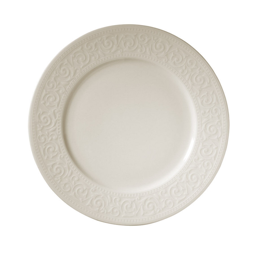Service de table 24 pièces blanc/porcelaine