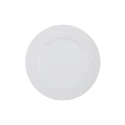 Service de table 24 pièces blanc/porcelaine