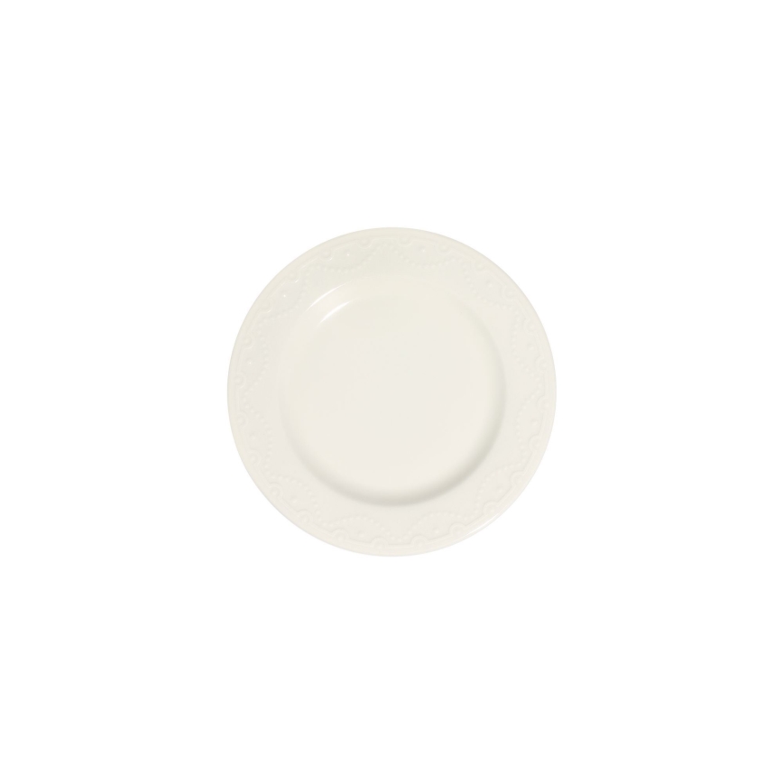 Service de table 24 pièces blanc/porcelaine