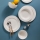 Service de table 24 pièces blanc/porcelaine
