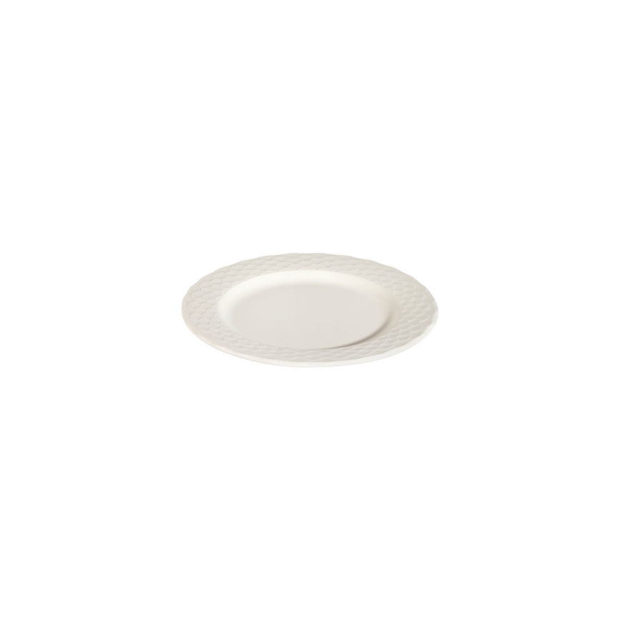 Service de table 24 pièces blanc/porcelaine