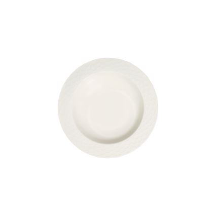 Service de table 24 pièces blanc/porcelaine