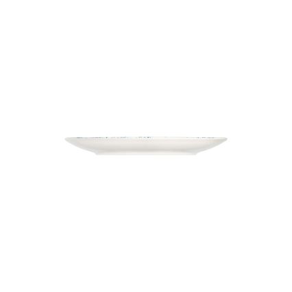 Service de table 24 pièces blanc/rouge/bleu /porcelaine