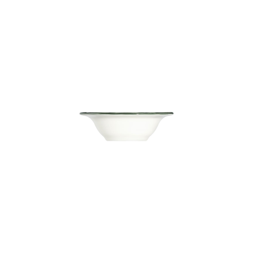 Service de table 24 pièces blanc/vert/porcelaine