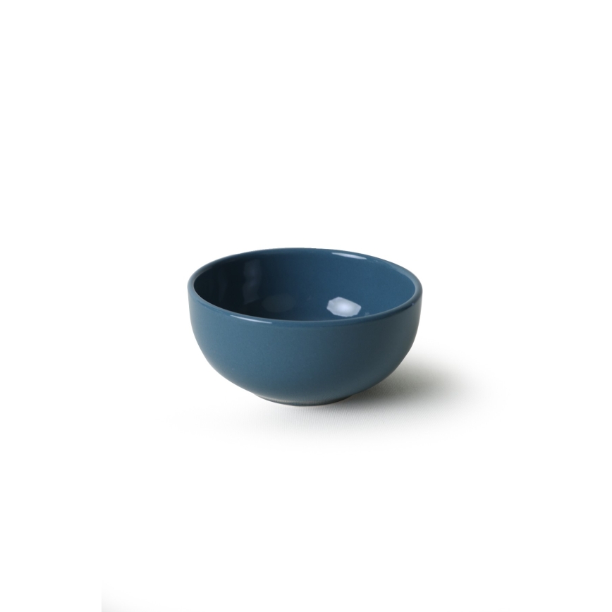 Service de table 24 pièces, bleu/crème, en grès