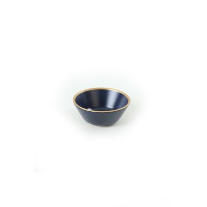Service de table 24 pièces bleu/doré/céramique