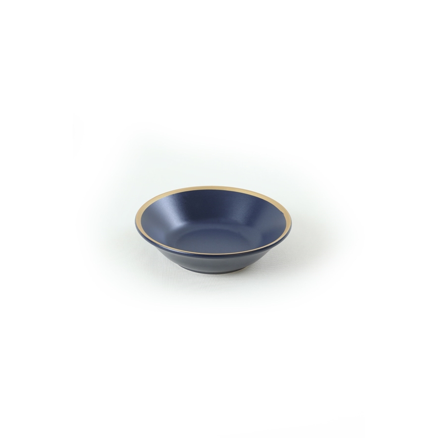 Service de table 24 pièces bleu/doré/céramique