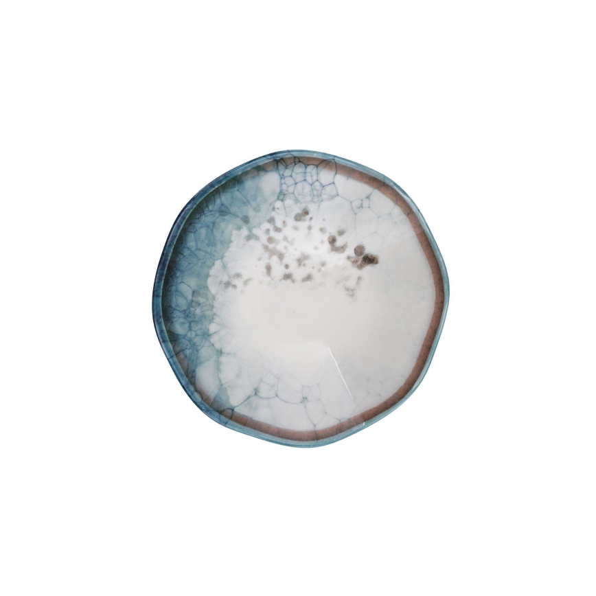 Service de table 24 pièces bleu/porcelaine