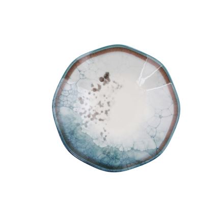 Service de table 24 pièces bleu/porcelaine