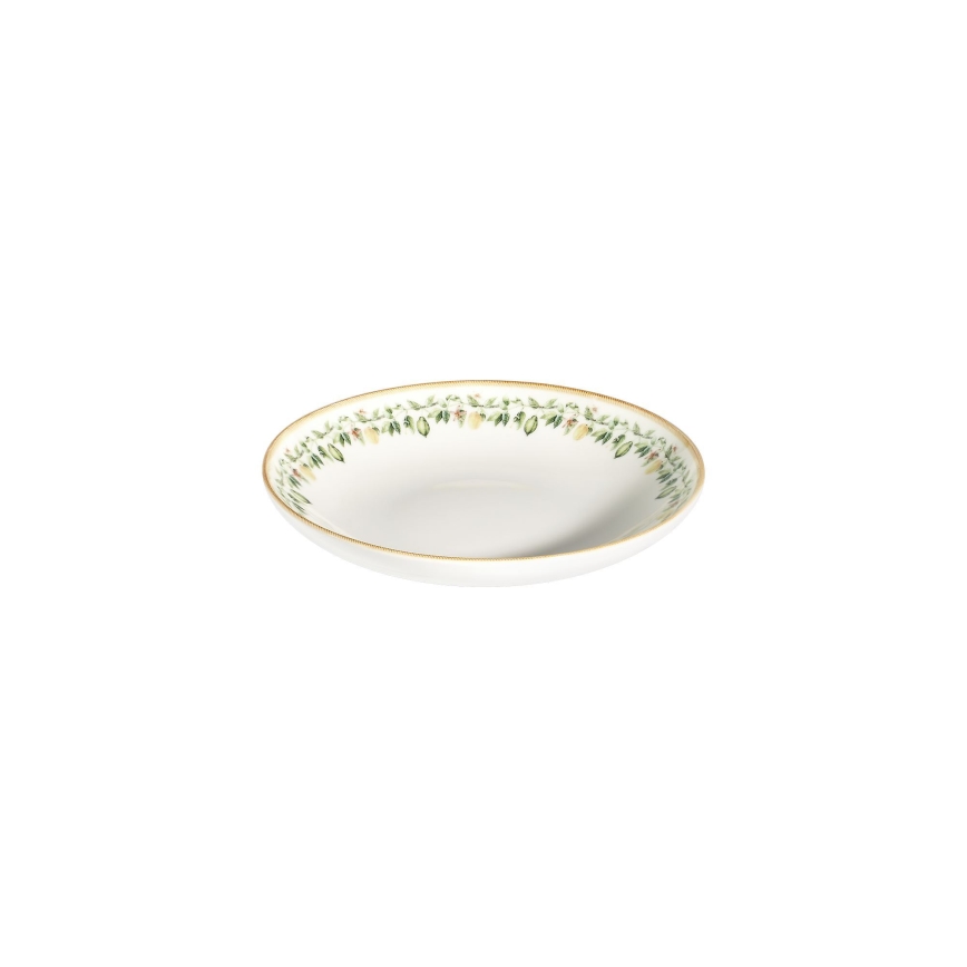 Service de table 24 pièces crème/beige/vert/porcelaine
