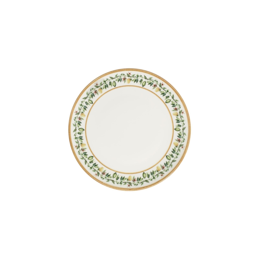 Service de table 24 pièces crème/beige/vert/porcelaine