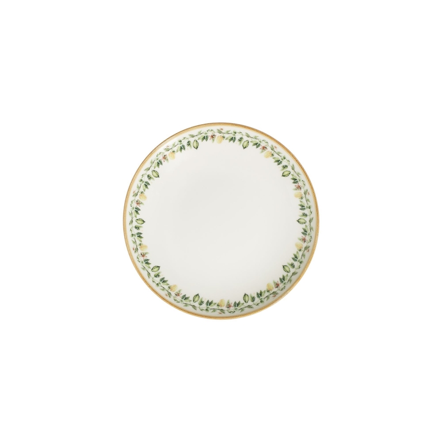 Service de table 24 pièces crème/beige/vert/porcelaine