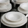 Service de table 24 pièces crème/porcelaine