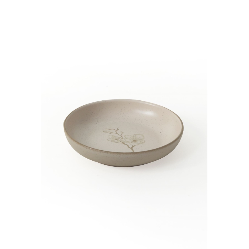 Service de table 24 pièces en céramique, beige