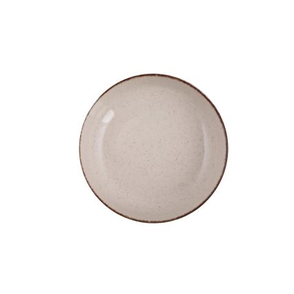 Service de table 24 pièces en porcelaine beige