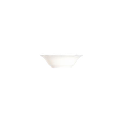 Service de table 24 pièces en porcelaine, blanc/argenté