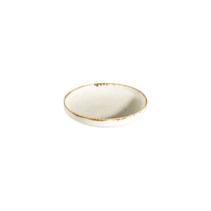 Service de table 24 pièces en porcelaine, blanc/beige