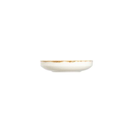 Service de table 24 pièces en porcelaine, blanc/beige
