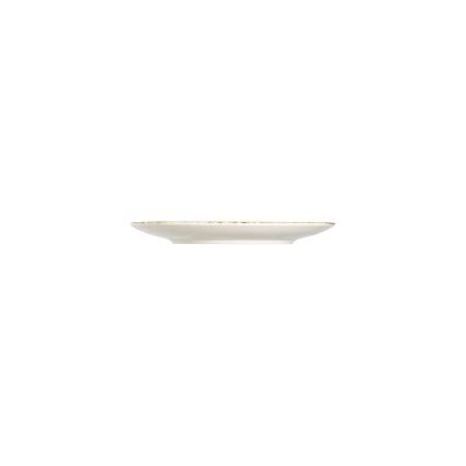 Service de table 24 pièces en porcelaine, blanc/beige