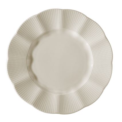 Service de table 24 pièces en porcelaine blanche