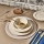 Service de table 24 pièces en porcelaine blanche