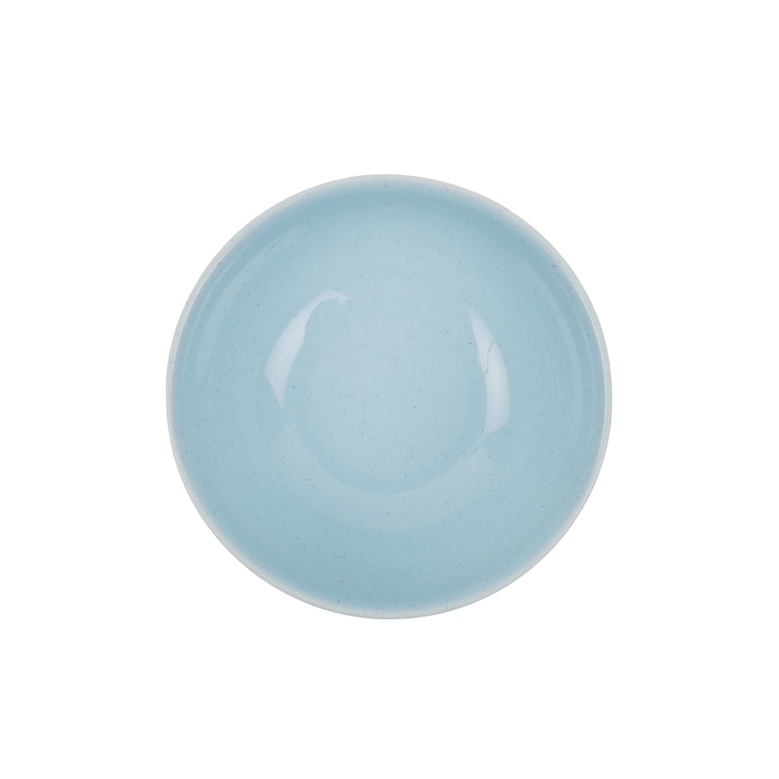 Service de table 24 pièces en porcelaine, bleu élégant