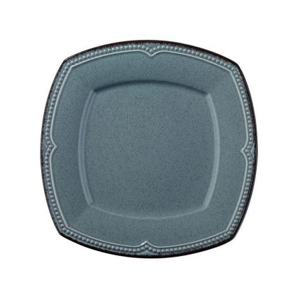 Service de table 24 pièces en porcelaine, bleu