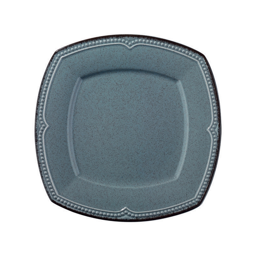 Service de table 24 pièces en porcelaine, bleu