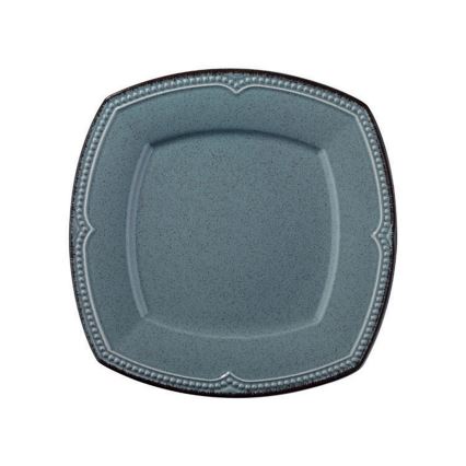 Service de table 24 pièces en porcelaine, bleu