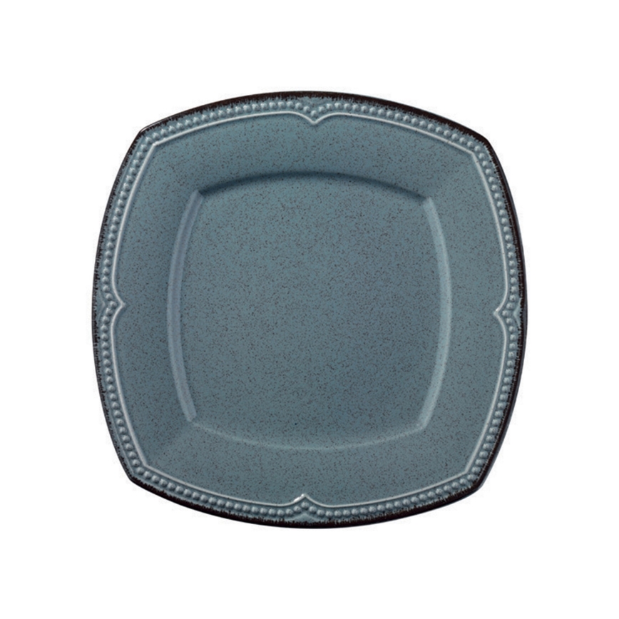 Service de table 24 pièces en porcelaine, bleu