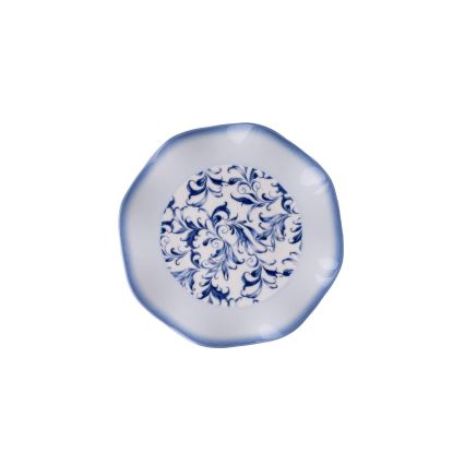 Service de table 24 pièces en porcelaine, bleu