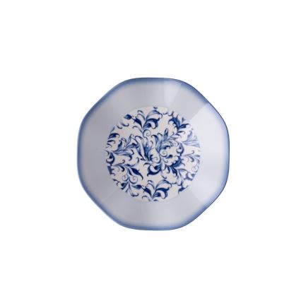 Service de table 24 pièces en porcelaine, bleu