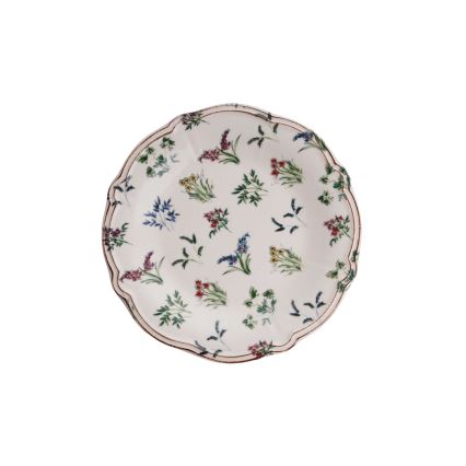 Service de table 24 pièces en porcelaine, multicolore