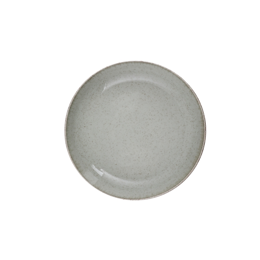 Service de table 24 pièces en porcelaine, vert