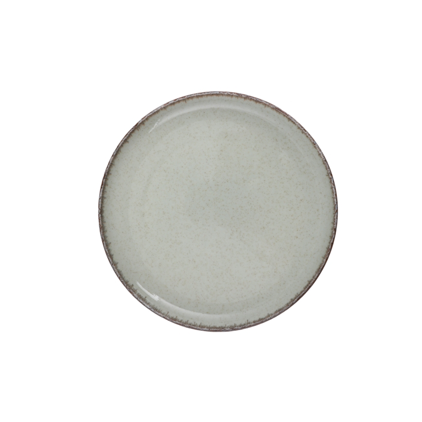 Service de table 24 pièces en porcelaine, vert